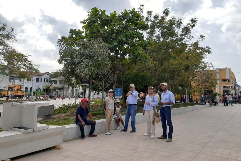 Recorriendo las calles de Ciénaga