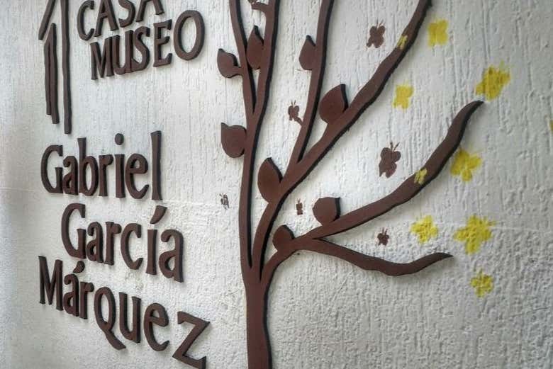 Entrada a la Casa-Museo de García Márquez