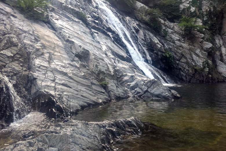 Waterfall at Quebrada Valencia