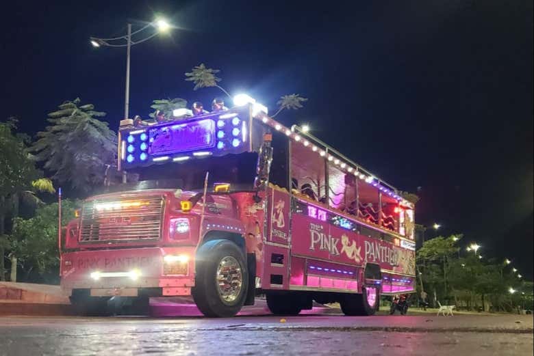 Visite du Rodadero de Santa Marta en chiva