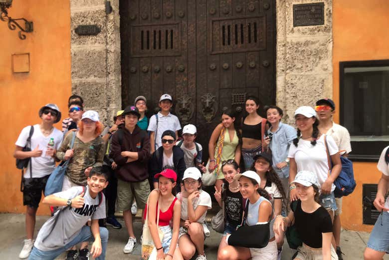 En pleine exploration de Carthagène