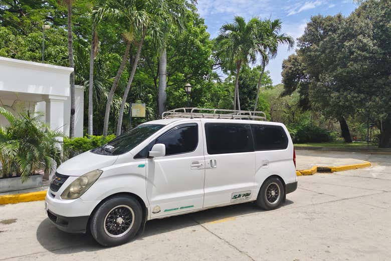 Uno de los vehículos en los que viajaréis