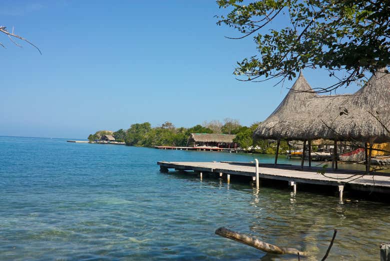 Paisagem típica das Islas del Rosario