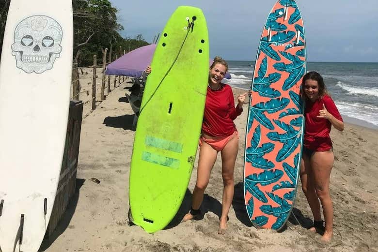 Preparadas para surfear