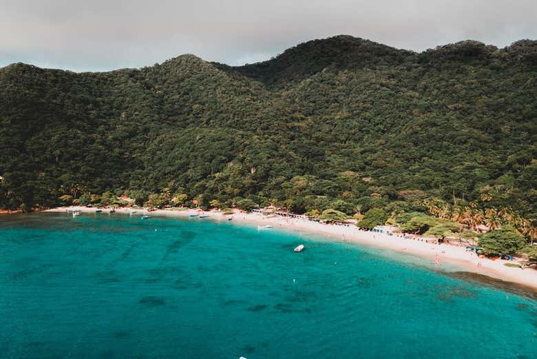 Panorámica de playa Cristal