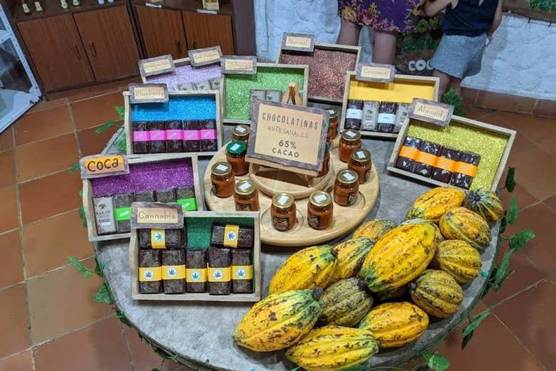 Produtos à base de cacau