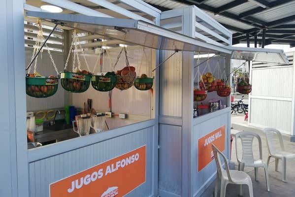 Stand de jus de fruits