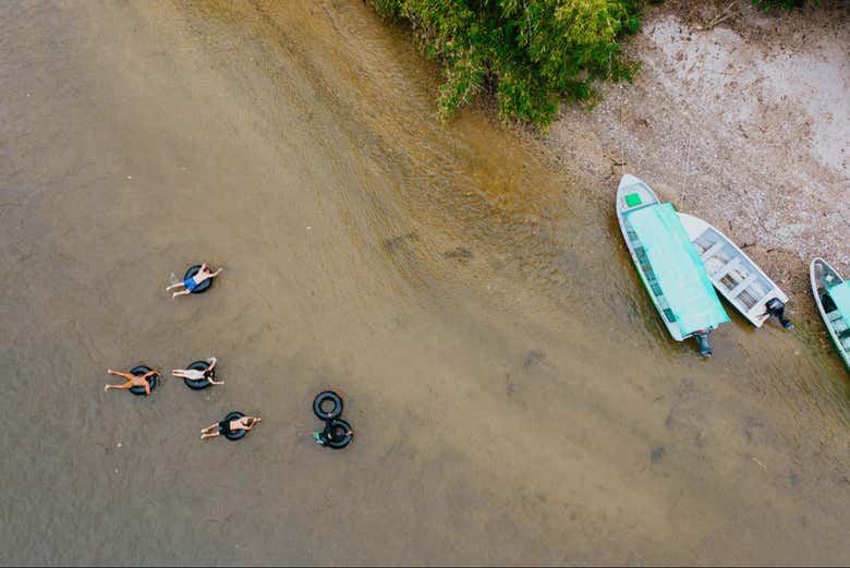 Tubing nel fiume Don Diego