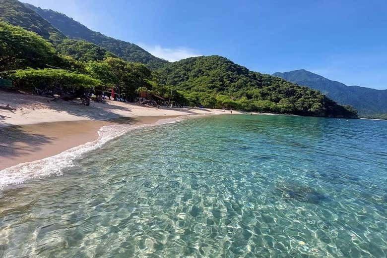 Disfrutando de la visita a las playas Cinto y Cristal