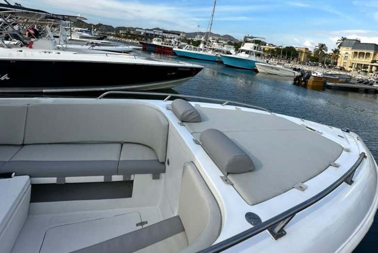 Comodidad de los asientos en la lancha