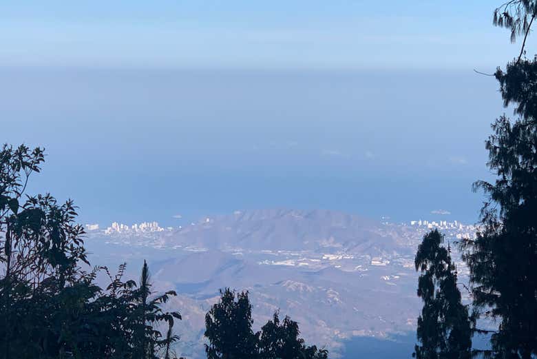 Contemplando la vista panoramica sul Cerro Kennedy