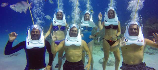 Marche sous l'eau à Santa Marta