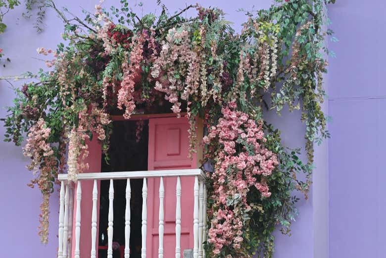 A varanda da casa de Encanto