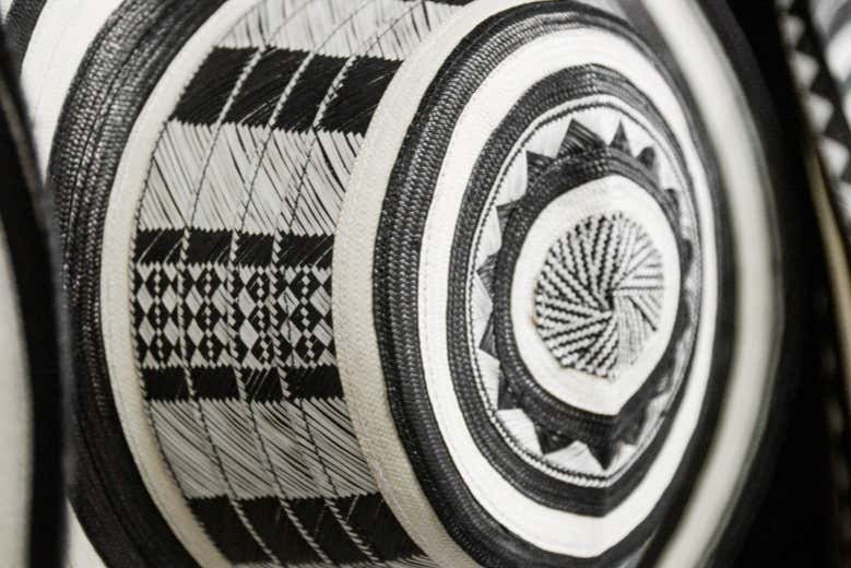 Sombrero vueltiao, típico de la cultura Zenú