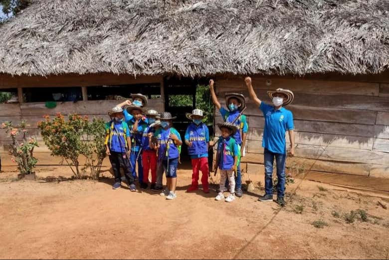 Visitando un poblado Zenú