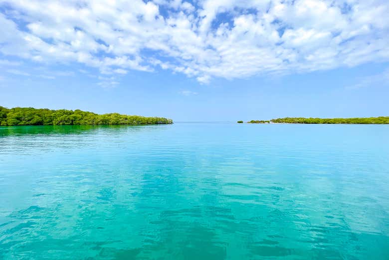 Vista de uma das ilhas de San Bernardo