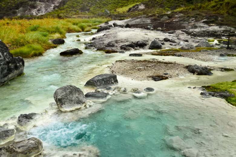 Hot springs in Puracé National Park