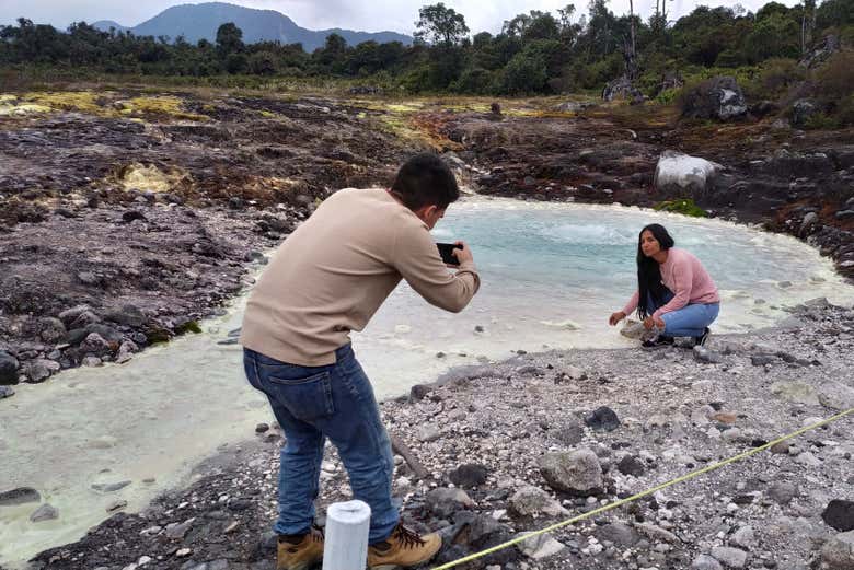 Disfrutando de la excursión