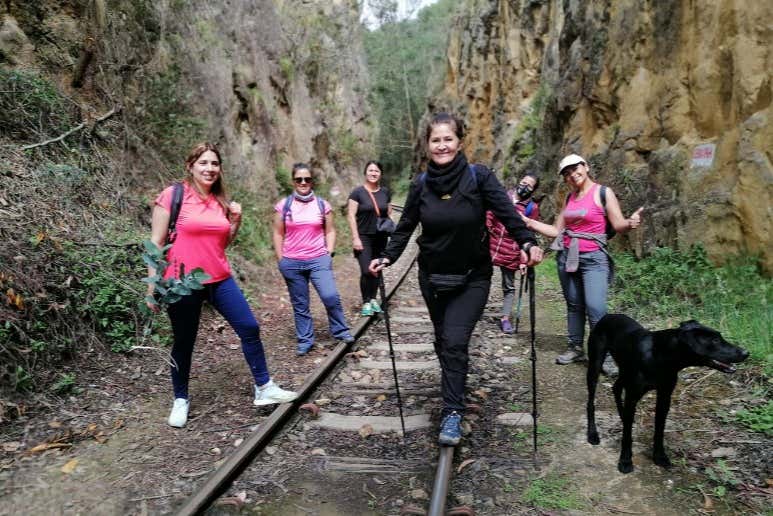 Caminando por las Rocas de Suesca