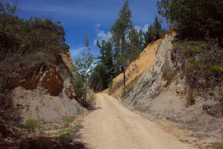 Caminos de tierra en Suesca