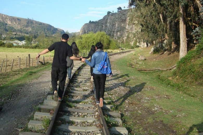 Walking around Suesca