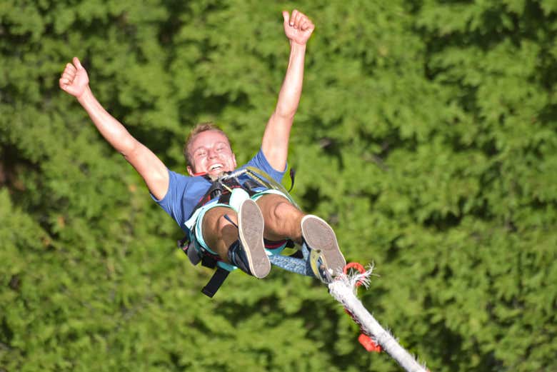 Adrenalina durante el salto