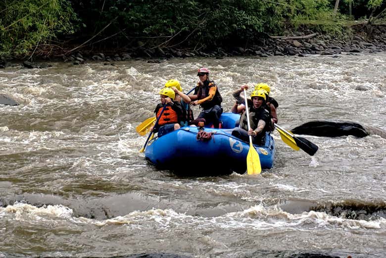 Remando a toda velocidade