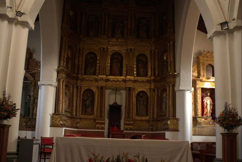 Altar de la catedral de Tunja