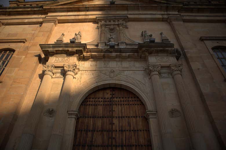 Puerta principal de la Catedral de Tunja