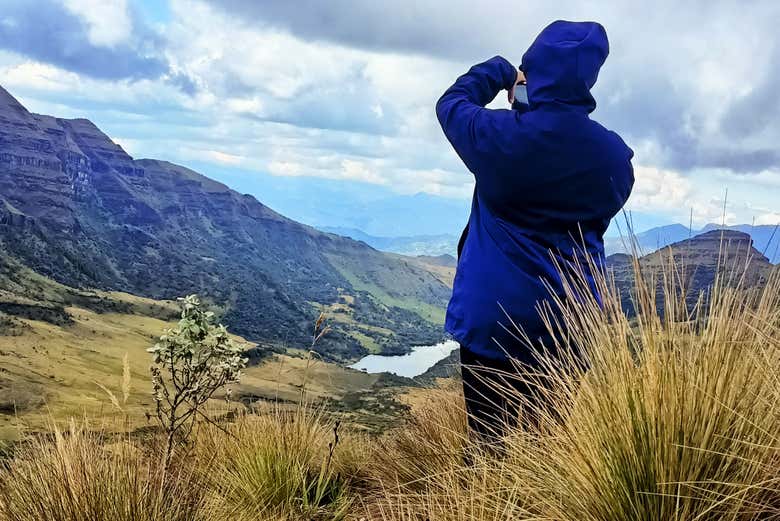 Fotografiando los paisajes del páramo de Ocetá