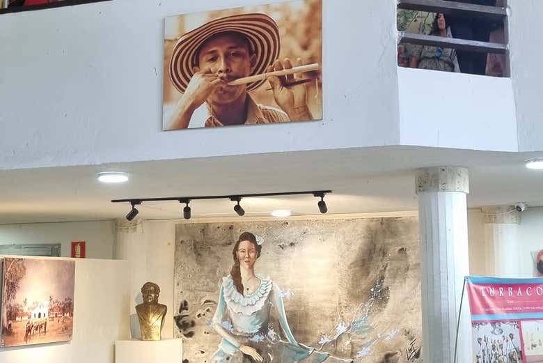 Arte y memoria en las salas del Museo Comunitario de Turbaco