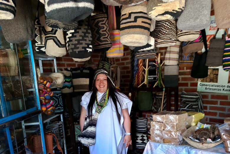 Veremos artesanatos típicos colombianos