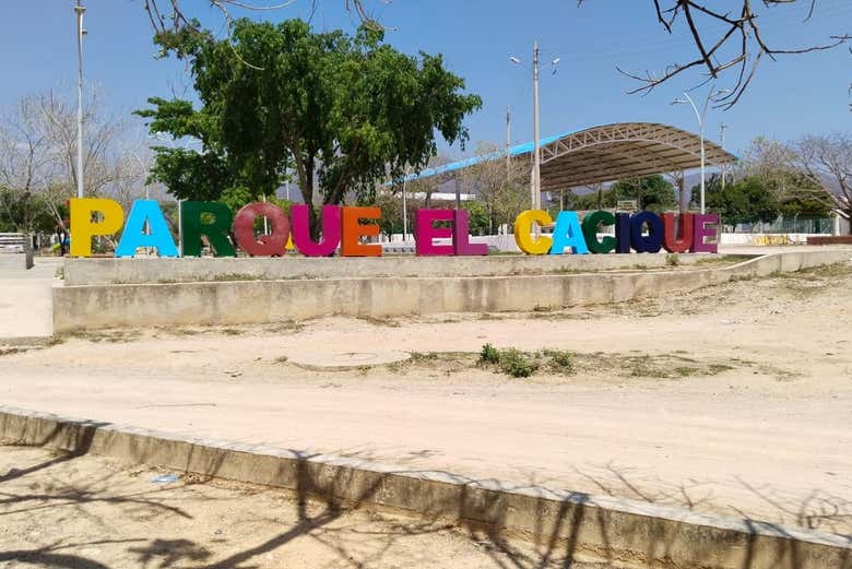 El parque El Cacique, apodo de Diomedes Díaz