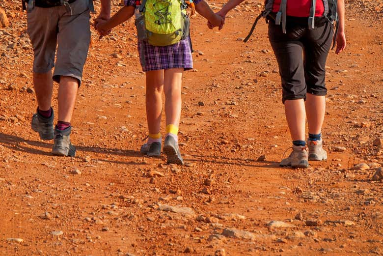 De camino a Las Cárcavas 