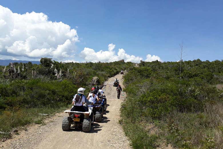 En ruta con los quads