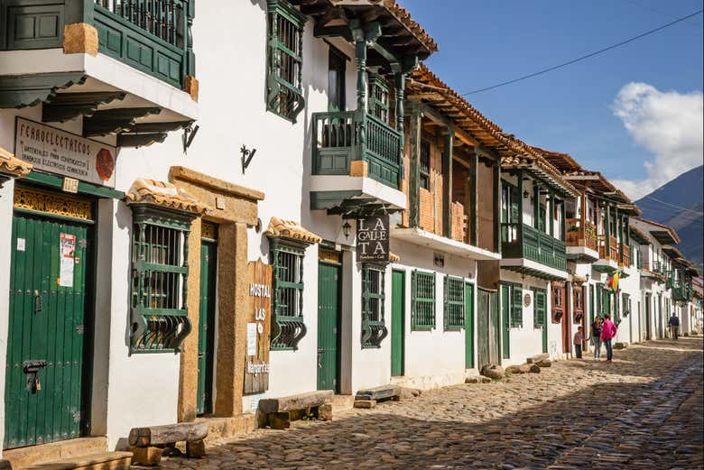 Casas típicas en Villa de Leyva