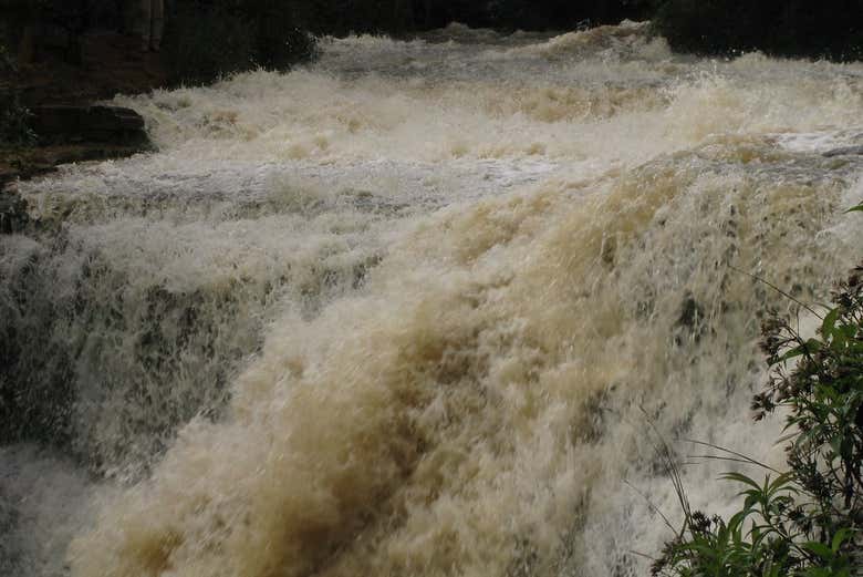 Una delle cascate di La Periquera