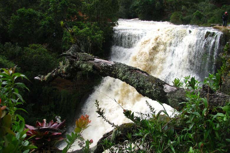 Scorcio della cascata La Periquera