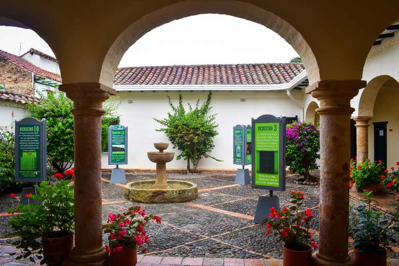 Patio de la Casa Museo Antonio Nariño