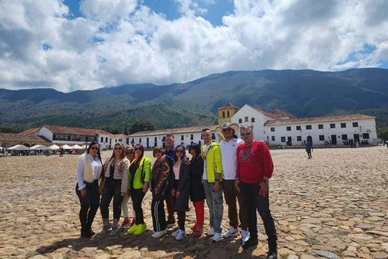 En la plaza Mayor de Villa de Leyva