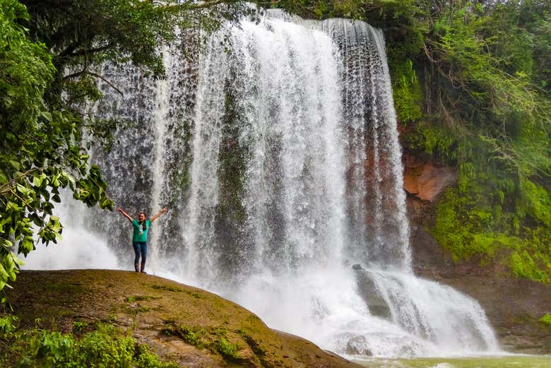 Las cataratas alcanzan unas grandes dimensiones