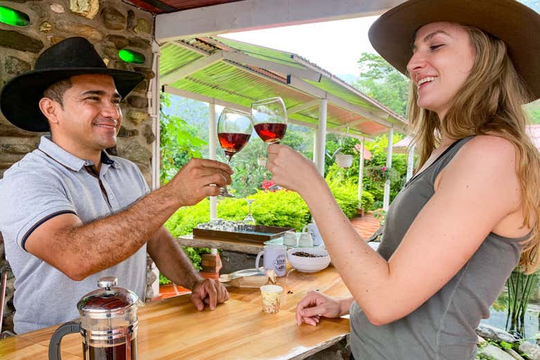 Probaremos un vino local