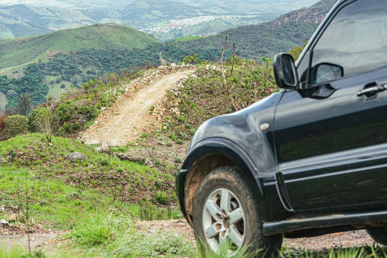 Nos desplazaremos en un vehículo 4x4