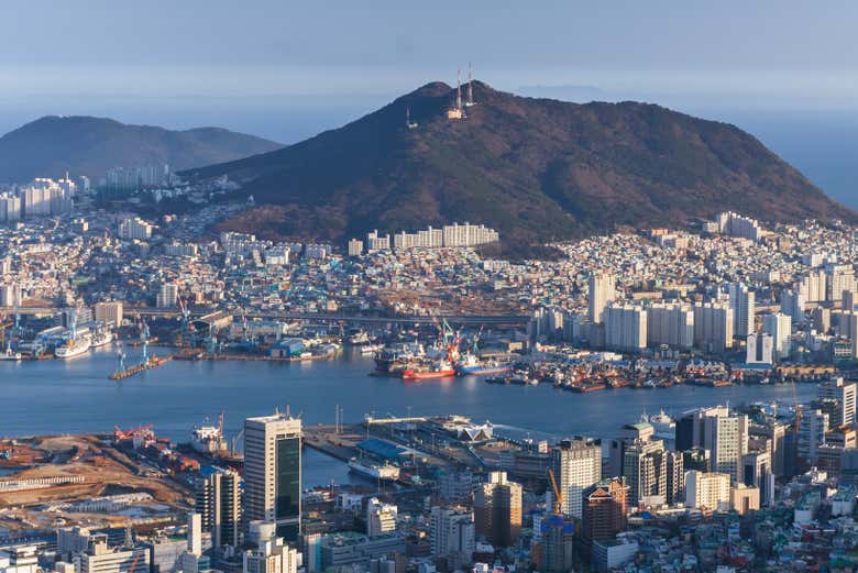 Panorámica del skyline de Busan