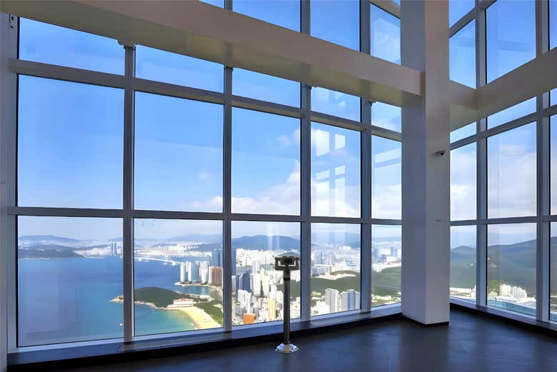 Vistas desde el mirador Busan X he Sky