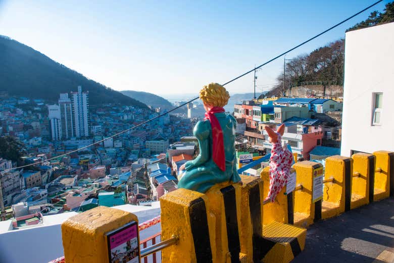 Marvel at the views of the Gamcheon Culture Village