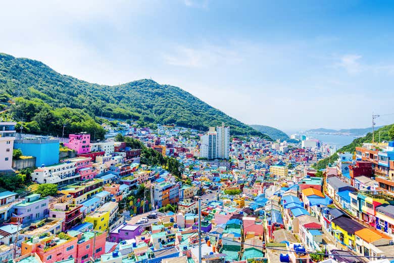 Vista panorámica de Gamcheon