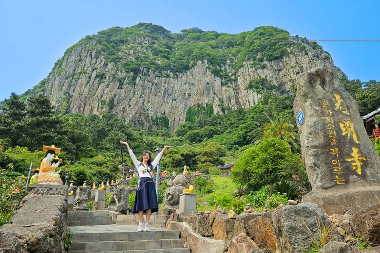 Disfrutando de los paisajes de Jeju