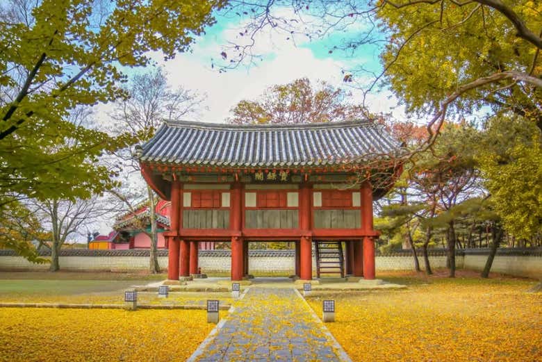 Arquitectura típica de la aldea