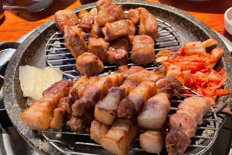 Goûtez au barbecue coréen